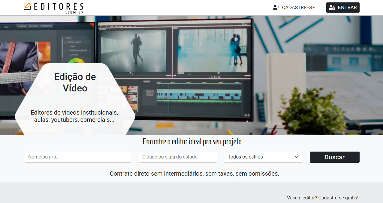 Prévia visual do projeto Editores.com.br